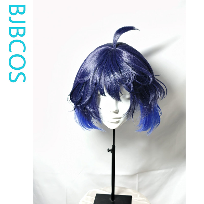 Anime Cosplay Blue Hair - [Şık Peruk] Seele Vollerei Cosplay Peruk,
