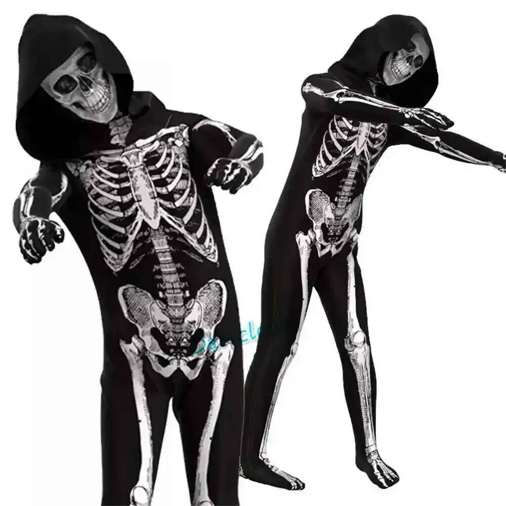 Anime Cosplay Jumpsuit - Cadılar Bayramı Yetişkin Maskesi Zombi Kostümü