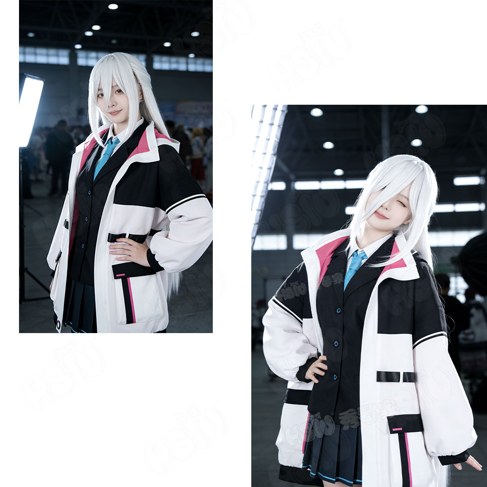 Anime Cosplay Blue Hair - Mavi Arşiv Kei Cosplay Kostüm Peruk