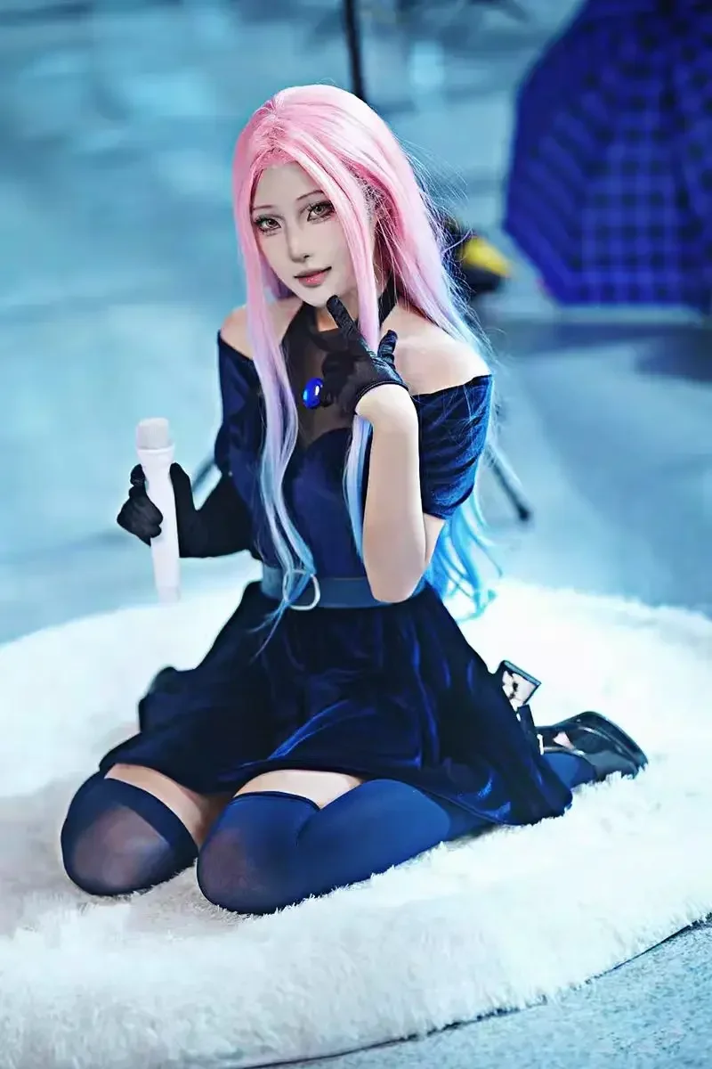 Anime Cosplay Blue Hair - 2026 Mizi Cosplay Kostümü Anime Uzaylı