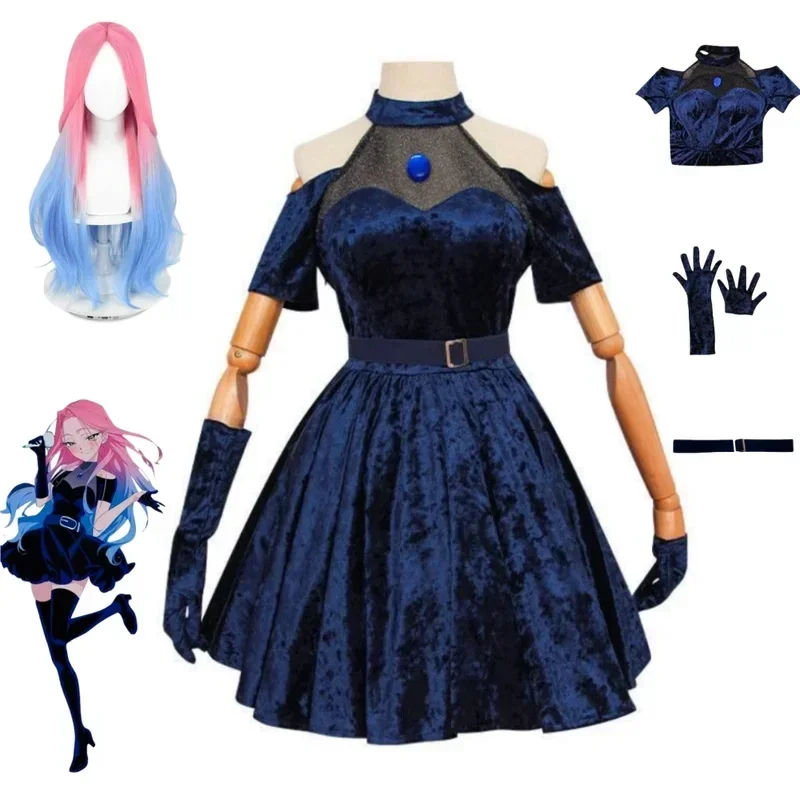Mizi Cosplay Kostümü Anime Uza - Anime Cosplay Blue Hair incelemesi ve fiyatı