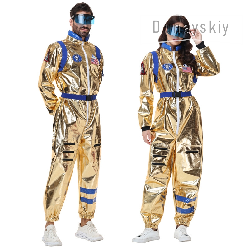 Parlak Metalik Altın Astronot  - Anime Cosplay Couple incelemesi ve fiyatı