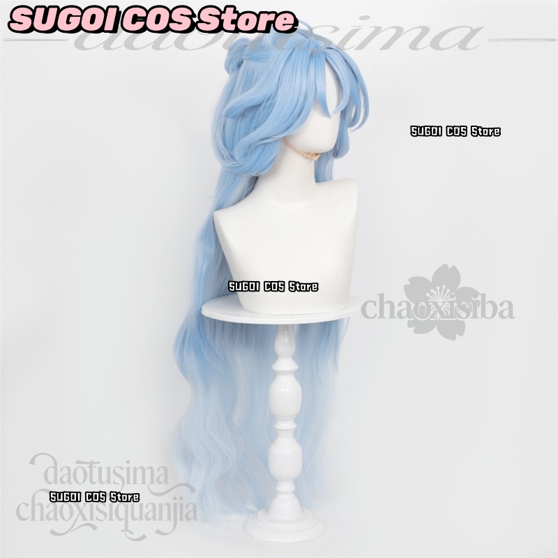 C921 Anime Oyunu Wuthering Wav - Anime Cosplay Blue Hair incelemesi ve fiyatı