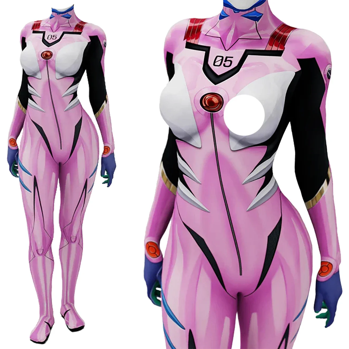 Anime EVA 05 Makinami Cosplay  - Anime Cosplay Jumpsuit incelemesi ve fiyatı