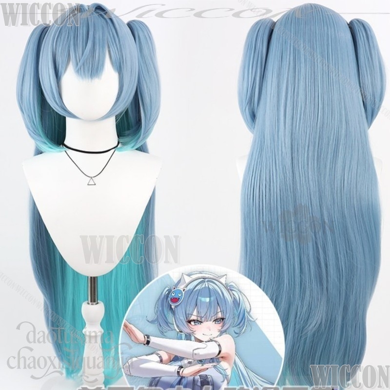 GODDESSS Game VICTORYSS Cospla - Anime Cosplay Blue Hair incelemesi ve fiyatı