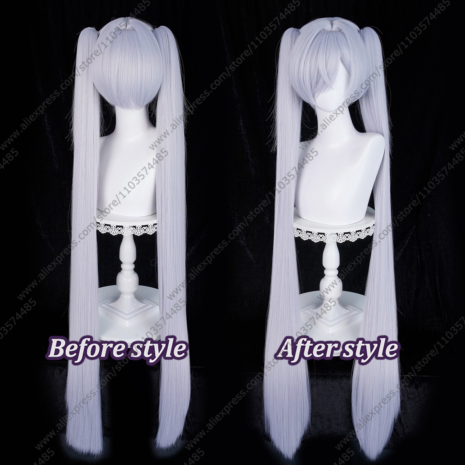 Anime Cinderella Cosplay Peruk - Anime Cosplay Blue Hair incelemesi ve fiyatı