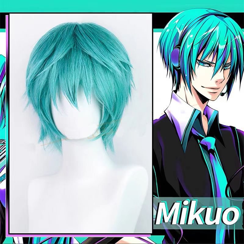 Mikuo Cosplay Peruk Anime Miku - Anime Cosplay Blue Hair incelemesi ve fiyatı