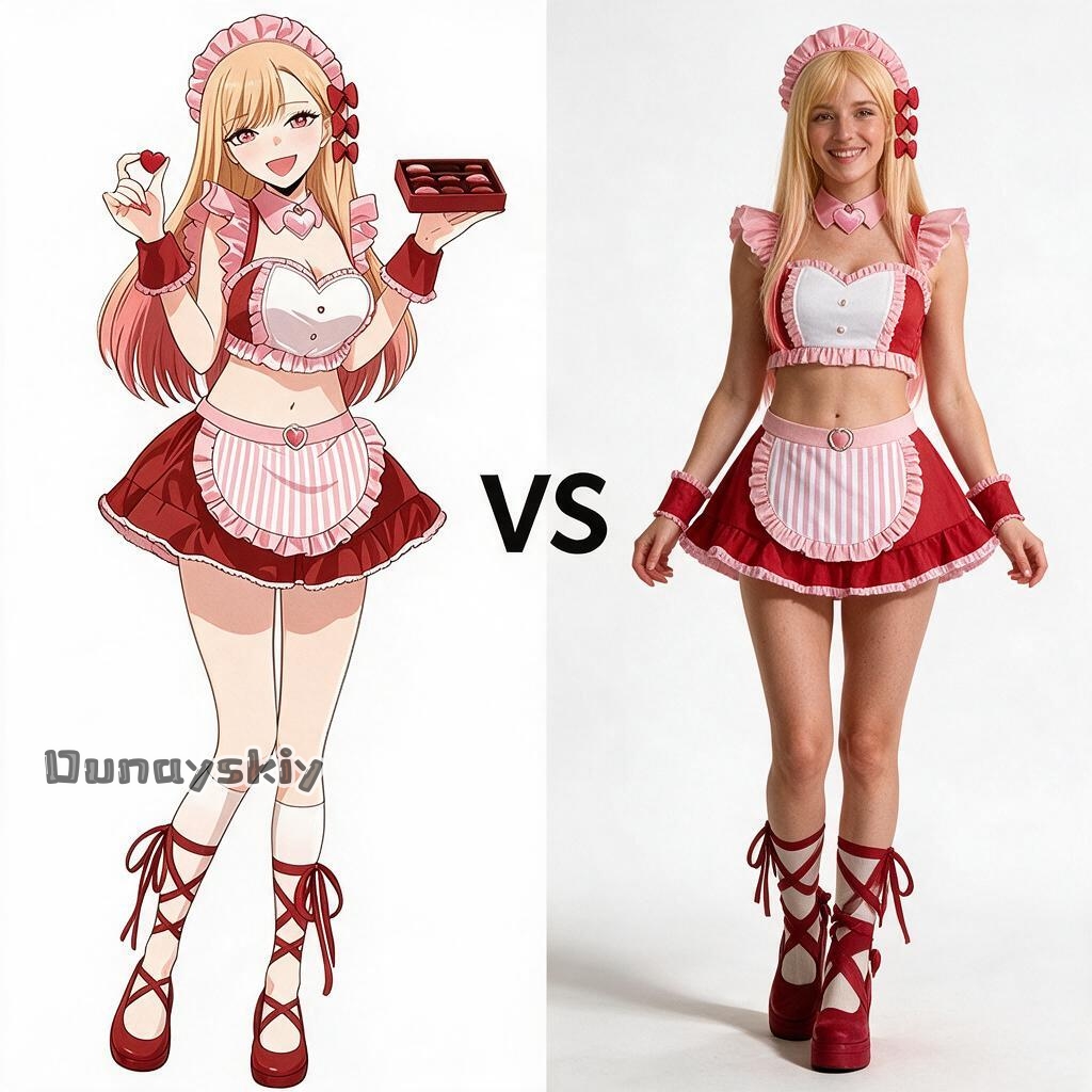 Marin Kitagawa ‌   Pembe Hizme - Kitagawa Anime Cosplay incelemesi ve fiyatı